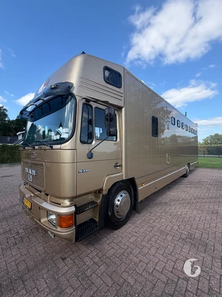 MAN 19.332 UL/LL 2-paards paardenvrachtwagen Foto 3