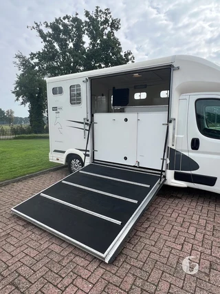 Peugot Equitrek 2-paards paardenwagen foto 6