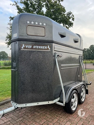 VIJF STERREN 1300 1,5-paards paardentrailer foto 4