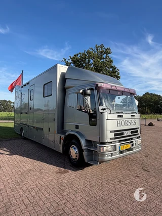 IVECO ML150E18R/P 2-paards paardenvrachtwagen